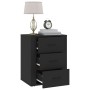 Mesita de noche madera contrachapada negro 50x36x60 cm de vidaXL, Mesitas de noche - Ref: Foro24-816713, Precio: 71,74 €, Des...