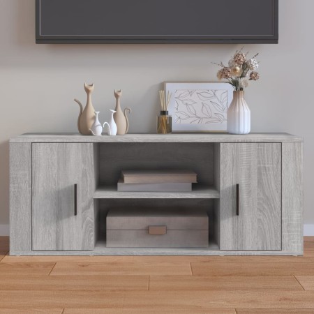 Mueble de TV madera contrachapada gris Sonoma 100x35x40 cm de vidaXL, Muebles TV - Ref: Foro24-823097, Precio: 54,99 €, Descu...