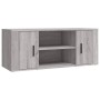 Sonoma gray plywood TV cabinet 100x35x40 cm by vidaXL, TV Furniture - Ref: Foro24-823097, Price: 56,63 €, Discount: %