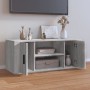 Sonoma gray plywood TV cabinet 100x35x40 cm by vidaXL, TV Furniture - Ref: Foro24-823097, Price: 56,63 €, Discount: %