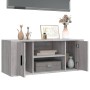 Mueble de TV madera contrachapada gris Sonoma 100x35x40 cm de vidaXL, Muebles TV - Ref: Foro24-823097, Precio: 54,99 €, Descu...