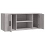 Sonoma gray plywood TV cabinet 100x35x40 cm by vidaXL, TV Furniture - Ref: Foro24-823097, Price: 56,63 €, Discount: %