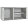 Mueble zapatero madera contrachapada gris hormigón 100x35x45 cm de vidaXL, Zapateros y organizadores de calzado - Ref: Foro24...