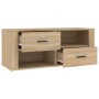 TV-Schrank aus eichenfarbenem Sperrholz, 100 x 35 x 40 cm von vidaXL, TV-Möbel - Ref: Foro24-823102, Preis: 78,99 €, Rabatt: %