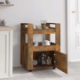 Smoked oak plywood kitchen cart 60x45x80cm by vidaXL, Kitchen and dining carts - Ref: Foro24-816829, Price: 74,85 €, Discount: %