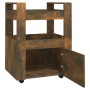 Smoked oak plywood kitchen cart 60x45x80cm by vidaXL, Kitchen and dining carts - Ref: Foro24-816829, Price: 74,85 €, Discount: %