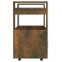 Smoked oak plywood kitchen cart 60x45x80cm by vidaXL, Kitchen and dining carts - Ref: Foro24-816829, Price: 74,85 €, Discount: %