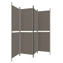 Divider screen with 4 anthracite gray fabric panels 200x200 cm by vidaXL, Room dividers - Ref: Foro24-350232, Price: 33,93 €,...