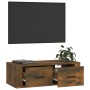 Hängender TV-Schrank aus geräuchertem Eichenholz, 80 x 36 x 25 cm von vidaXL, TV-Möbel - Ref: Foro24-816837, Preis: 46,99 €, ...