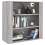 Armario de pared madera contrachapada gris Sonoma 80x33x80 cm de vidaXL, Aparadores - Ref: Foro24-816598, Precio: 65,98 €, De...