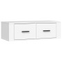 Mueble de TV colgante madera contrachapada blanco 80x36x25 cm de vidaXL, Muebles TV - Ref: Foro24-816832, Precio: 39,06 €, De...