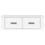 Mueble de TV colgante madera contrachapada blanco 80x36x25 cm de vidaXL, Muebles TV - Ref: Foro24-816832, Precio: 39,06 €, De...