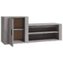 Mueble zapatero madera contrachapada gris Sonoma 130x35x54 cm de vidaXL, Zapateros y organizadores de calzado - Ref: Foro24-8...