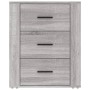 Mesita de noche madera contrachapada gris Sonoma 50x36x60 cm de vidaXL, Mesitas de noche - Ref: Foro24-816718, Precio: 75,38 ...