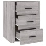 Mesita de noche madera contrachapada gris Sonoma 50x36x60 cm de vidaXL, Mesitas de noche - Ref: Foro24-816718, Precio: 75,38 ...