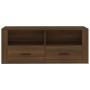 Mueble TV madera contrachapada color marrón roble 100x35x40 cm de vidaXL, Muebles TV - Ref: Foro24-816815, Precio: 64,60 €, D...