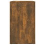 Mesita de noche madera contrachapada roble ahumado 50x36x60 cm de vidaXL, Mesitas de noche - Ref: Foro24-816733, Precio: 58,3...