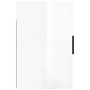 Mesita de noche de pared blanco brillante 50x30x47 cm de vidaXL, Mesitas de noche - Ref: Foro24-816868, Precio: 38,88 €, Desc...