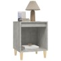 Gray concrete bedside table 40x35x50 cm by vidaXL, Nightstands - Ref: Foro24-821866, Price: 31,00 €, Discount: %