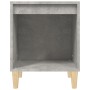 Mesita de noche gris hormigón 40x35x50 cm de vidaXL, Mesitas de noche - Ref: Foro24-821866, Precio: 31,00 €, Descuento: %