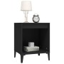 Black nightstand 40x35x50 cm by vidaXL, Nightstands - Ref: Foro24-821876, Price: 32,56 €, Discount: %