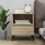 Sonoma oak nightstand 40x35x50 cm by vidaXL, Closets and storage - Ref: Foro24-821816, Price: 50,72 €, Discount: %