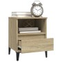 Sonoma oak nightstand 40x35x50 cm by vidaXL, Closets and storage - Ref: Foro24-821816, Price: 50,72 €, Discount: %