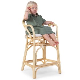 CHILDHOME Children's rattan chair with Montana cushion by CHILDHOME, Chairs and high chairs for children - Ref: Foro24-434183...