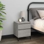 Bedside tables 2 units gray concrete 40x35x50 cm by vidaXL, Lockers and storage cabinets - Ref: Foro24-821851, Price: 70,42 €...