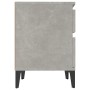 Bedside tables 2 units gray concrete 40x35x50 cm by vidaXL, Lockers and storage cabinets - Ref: Foro24-821851, Price: 70,42 €...