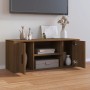 Oak brown plywood TV cabinet 100x35x40 cm by vidaXL, TV Furniture - Ref: Foro24-823098, Price: 62,24 €, Discount: %