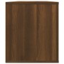 Oak brown plywood TV cabinet 100x35x40 cm by vidaXL, TV Furniture - Ref: Foro24-823098, Price: 62,24 €, Discount: %