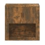 Smoked oak plywood wall cabinet 80x33x80 cm by vidaXL, Sideboards - Ref: Foro24-816589, Price: 75,41 €, Discount: %