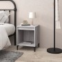 Sonoma gray bedside table 40x35x50 cm by vidaXL, Nightstands - Ref: Foro24-821886, Price: 28,93 €, Discount: %