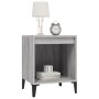 Mesita de noche gris Sonoma 40x35x50 cm de vidaXL, Mesitas de noche - Ref: Foro24-821886, Precio: 28,93 €, Descuento: %