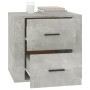 Concrete gray bedside table 50x39x47 cm by vidaXL, Lockers and storage cabinets - Ref: Foro24-816708, Price: 46,99 €, Discoun...