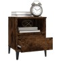 Nightstands 2 units smoked oak 40x35x50 cm by vidaXL, Closets and storage - Ref: Foro24-821821, Price: 71,24 €, Discount: %