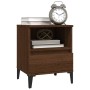 Nightstands 2 units brown oak 40x35x50 cm by vidaXL, Closets and storage - Ref: Foro24-821825, Price: 90,79 €, Discount: %