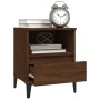 Nightstands 2 units brown oak 40x35x50 cm by vidaXL, Closets and storage - Ref: Foro24-821825, Price: 90,79 €, Discount: %