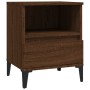 Nightstands 2 units brown oak 40x35x50 cm by vidaXL, Closets and storage - Ref: Foro24-821825, Price: 90,79 €, Discount: %