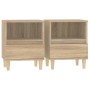 Nightstands 2 units Sonoma oak 40x35x50 cm by vidaXL, Nightstands - Ref: Foro24-821801, Price: 83,53 €, Discount: %