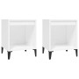 Nightstands 2 units white color 40x35x50 cm by vidaXL, Nightstands - Ref: Foro24-821875, Price: 55,43 €, Discount: %