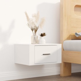 White wall bedside table 50x36x25 cm by vidaXL, Nightstands - Ref: Foro24-816840, Price: 27,99 €, Discount: %