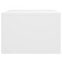 Mesita de noche de pared blanco 50x36x25 cm de vidaXL, Mesitas de noche - Ref: Foro24-816840, Precio: 41,50 €, Descuento: %