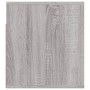 Mesitas de noche de pared 2 uds gris Sonoma 50x36x40 cm de vidaXL, Mesitas de noche - Ref: Foro24-816893, Precio: 90,17 €, De...