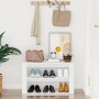 White plywood shoe cabinet 75x35x45 cm by vidaXL, Shoe racks and shoe organizers - Ref: Foro24-816896, Price: 45,99 €, Discou...