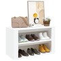 White plywood shoe cabinet 75x35x45 cm by vidaXL, Shoe racks and shoe organizers - Ref: Foro24-816896, Price: 45,99 €, Discou...