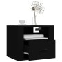 Wall-mounted bedside tables 2 units black 50x36x40 cm by vidaXL, Nightstands - Ref: Foro24-816883, Price: 79,10 €, Discount: %