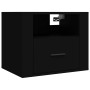 Wall-mounted bedside tables 2 units black 50x36x40 cm by vidaXL, Nightstands - Ref: Foro24-816883, Price: 79,10 €, Discount: %