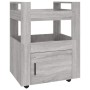 Sonoma gray plywood kitchen cart 60x45x80 cm by vidaXL, Kitchen and dining carts - Ref: Foro24-816830, Price: 78,99 €, Discou...